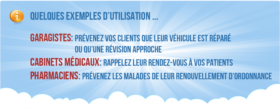 quelques exemples d'utilisation